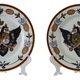 Русские фарфоровые тарелки с императорской геральдикой