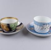 Cups Imperial Russia Kuznetsov Porcelain
