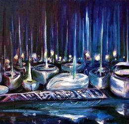The translations provided by chatGPT are:

Boats oil, canvas
