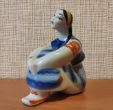 Porcelain figurine of a Hutsul woman