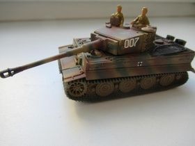 The model of the Tiger tank, the tank ace Michael Wittmann.