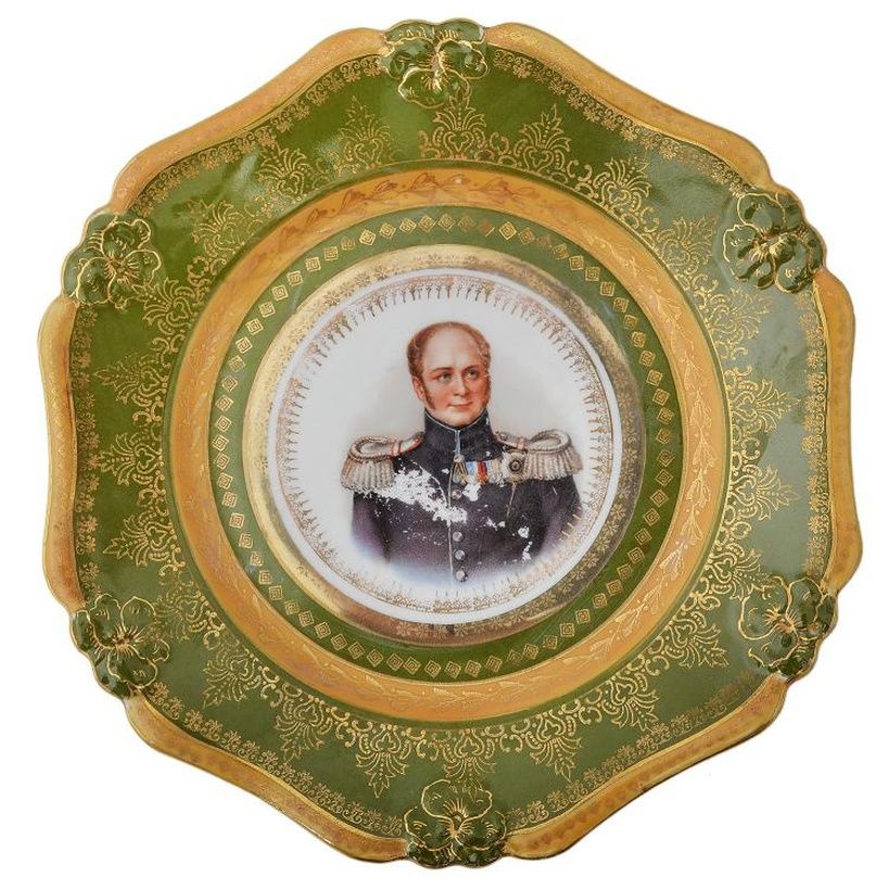Настенная тарелка с императором Александром I