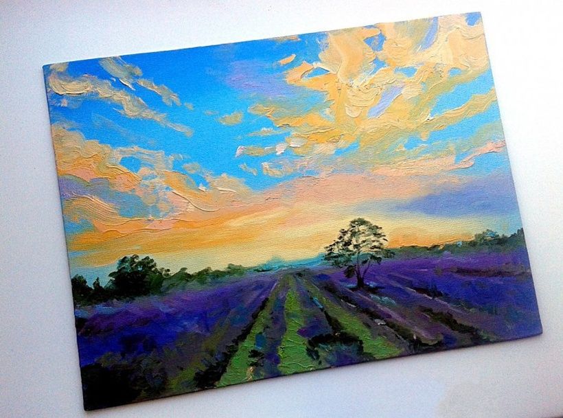 Provence oil, canvas.