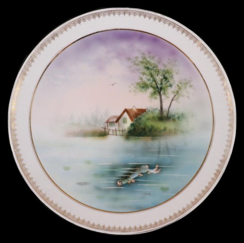 KUZNETSOV RUSSIAN PORCELAIN CHARGER