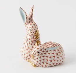 Porcelain figurine "Pair of rabbits"