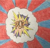 Pop art Paper, pencil