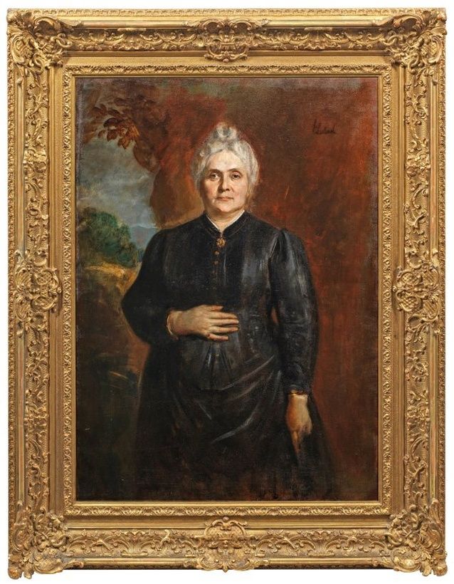 Шрёбенхаузен - портрет старшей леди, представительный, портрет в натуральной величине