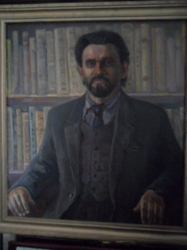 Портрет аспиранта-философа С.М.Гранкина холст, масло 