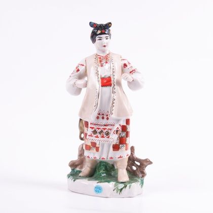 Russian porcelain figure "Odarka".