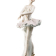 Фигурка балерины выполнена из жаропрочной керамики