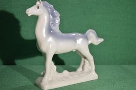 "The statue 'Horse'. Polonsky Art Ceramics Factory."