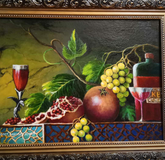 Still Life with Grapes Canvas, oil