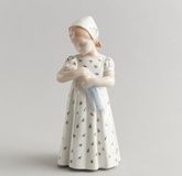 Statuette "Mary. Girl with a doll"