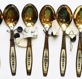 Teaspoons. 6 pieces. Silver 875. Total weight: 151.5 grams.