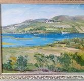 Volga landscape, Tsarevshchina-Sokolinaya Gora Canvas, oil