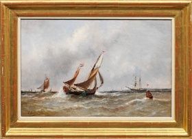 "Шхуна на бурном море: голландская сила эстетики"