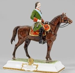 Large equestrian statue "Peter the Great on horseback"
