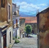 Calabrian landscape Canvas, oil.