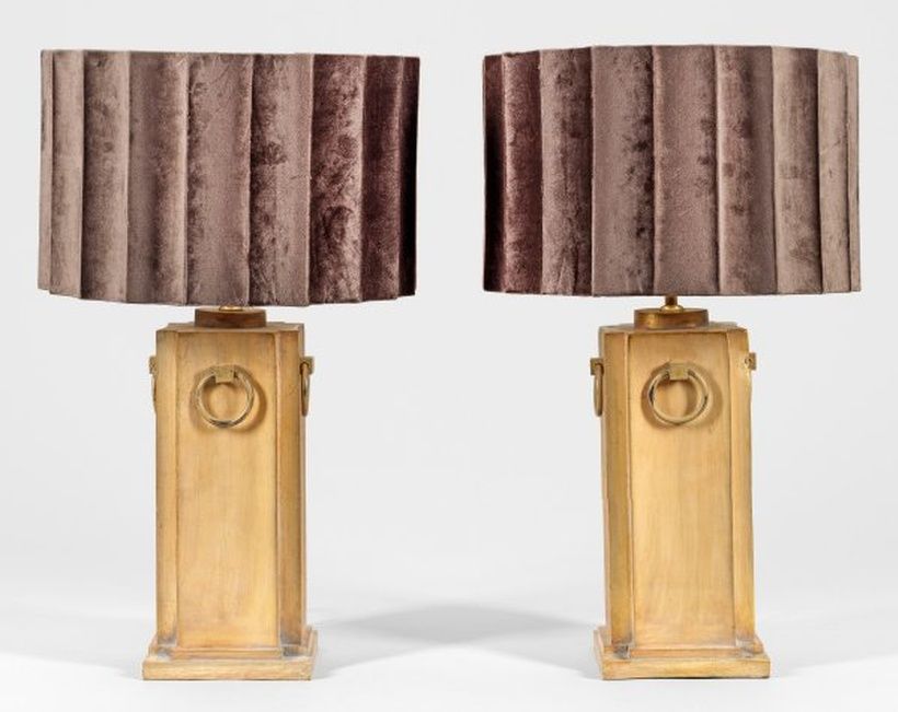 A couple of table lamps.