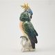 Parrot figurine.