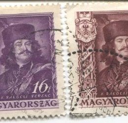 1935 Hungary 200th anniversary of Duke Rakoczi II, 2m overprint