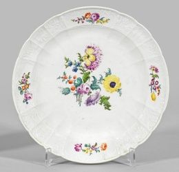 Large decorative bowl with the design "German Flower"