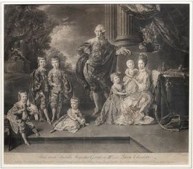 "Изображение королевской семьи в Лондоне"