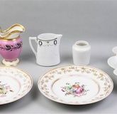 COLLECTION OF RUSSIAN TABLEWARES, LATE 19TH CENTURY