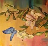 Lilies oil, canvas