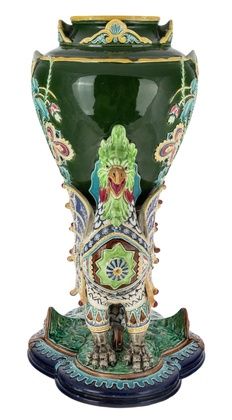 Редкая русская фарфоровая ваза Кузнецов, около 1875 года