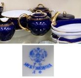 Коллекция 22 предметов фарфоровой посуды МС Кузнецова