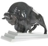 Porcelain figure "Bison"
