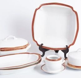 Imperial Russian Porcelain Set - Kuznetsov