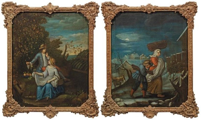 "Осень" и "Зима": реставрированные шедевры 18 века