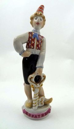 A Russian porcelain figure by Kiev factory,