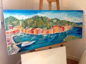 Portofino acrylic+canvas
