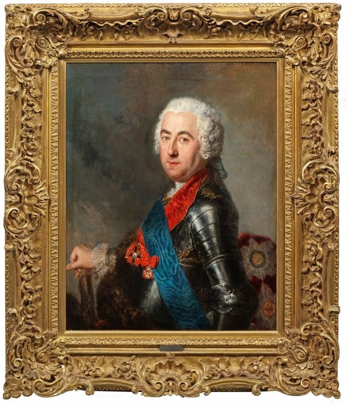 Портрет короля Станислава I Лещинского в рыцарской броне