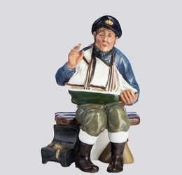Statuette "Old Sailor with a Boat"