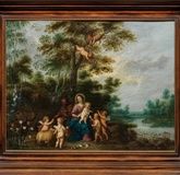 "The Holy Family with Infant John: Workshop of Peter van Avont and Jan Brueghel the Younger"