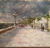 "Yalta. Winter" Oil, canvas