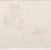 "Feminine pencil act on a sheet of paper: art and chemistry in the 20th century"