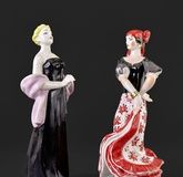 Two Porcelain figures ‘Singer’ and ‘Gypsy woman’ Porcelain figure ‘Singer’