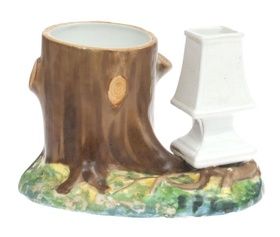 Porcelain vase / utensil, Kuznetsov porcelain, Russia, 20th century