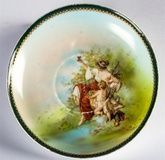 A plate with a mythological scene