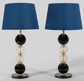 A couple of large Murano table lamps.
