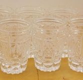 Set of crystal shot glasses (12 pieces).