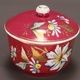 Russian Kuznetsov Porcelain Sugar Bowl and Cover,