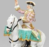 Rare Meissen figurine "Soldier on Horseback"