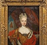 Exquisite portrait of Maria Amalia of Austria: a symbol of status and luxury.