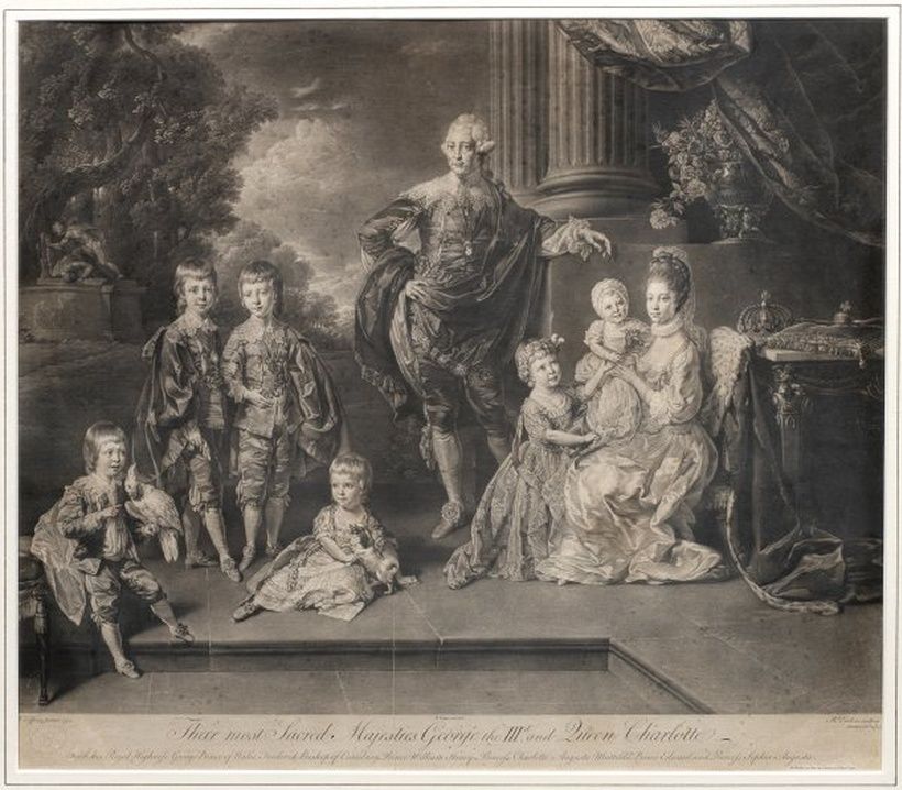 "Изображение королевской семьи в Лондоне"